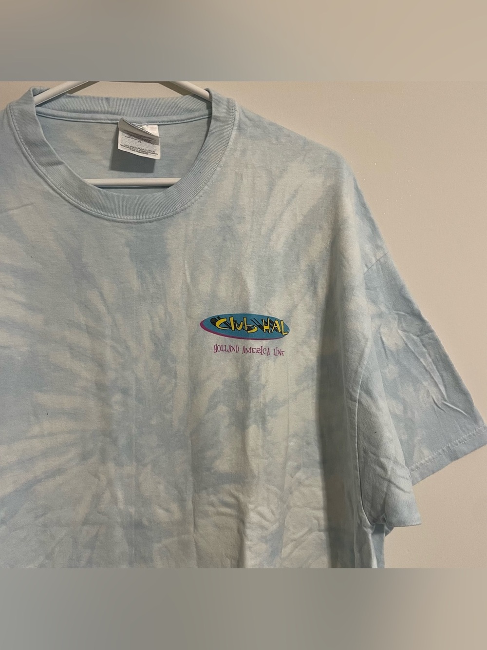 Vintage Club Hal Beach Bar Y2K Tie Dye T Shirt Size XL Summer Days